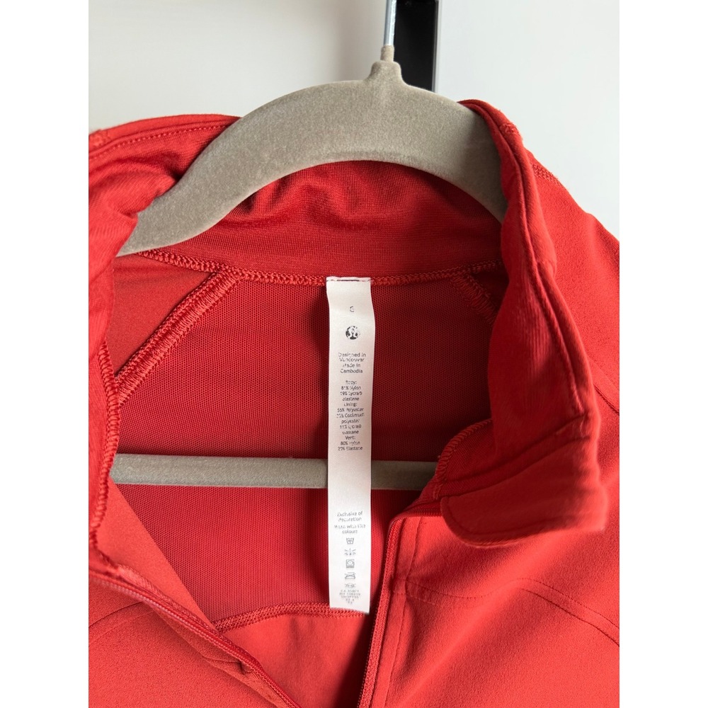 Lululemon Cropped Define Jacket *Nulu – Size 6 – Cayenne - Picture 6 of 7